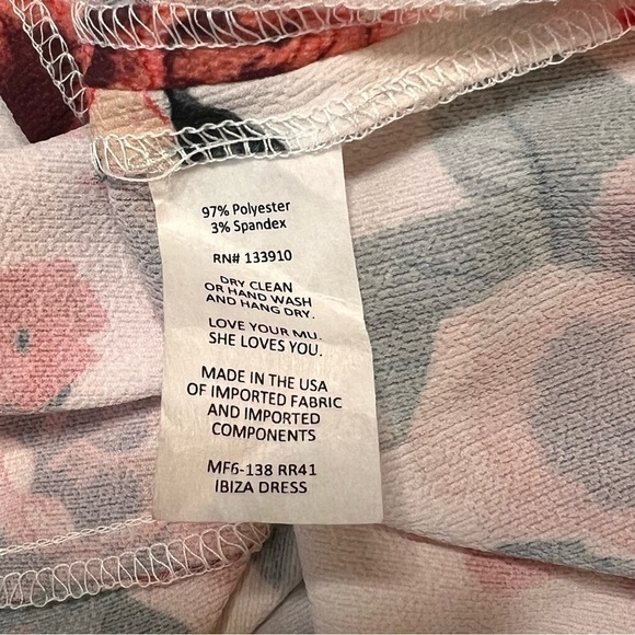 NWT! Show Me Your MuMu Ibiza Pink Floral Cut-Out-Back Dress. Size Small. - Picture 12 of 13